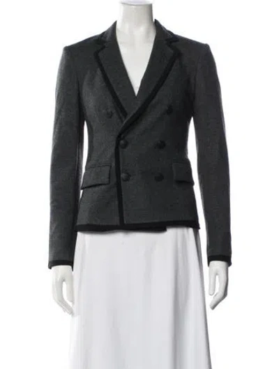 Pre-owned Rag & Bone Wool Blazer In Black