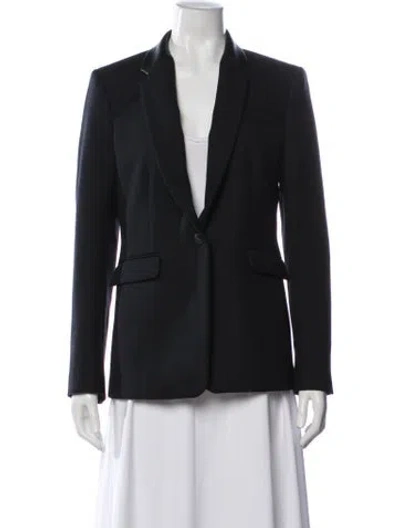 Pre-owned Rag & Bone Wool Blazer In Black