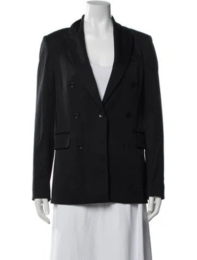 Pre-owned Rag & Bone Wool Blazer In Black