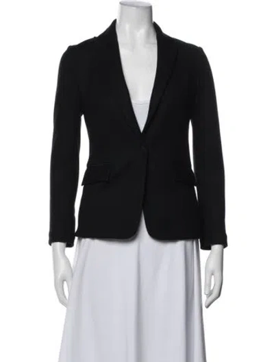 Pre-owned Rag & Bone Wool Blazer In Black
