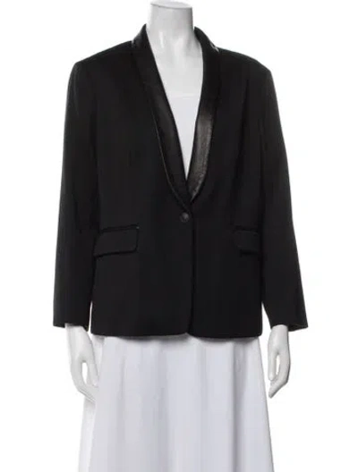 Pre-owned Rag & Bone Wool Blazer In Black