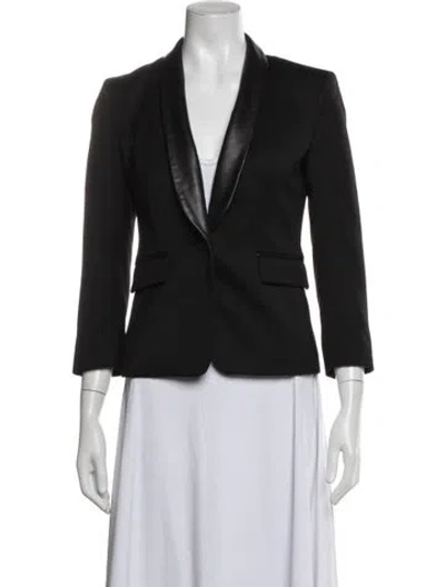 Pre-owned Rag & Bone Wool Blazer In Black