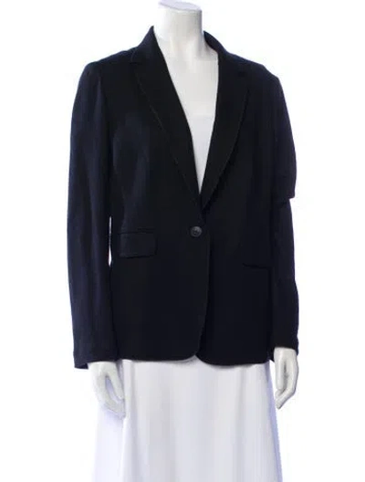 Pre-owned Rag & Bone Wool Blazer In Blue