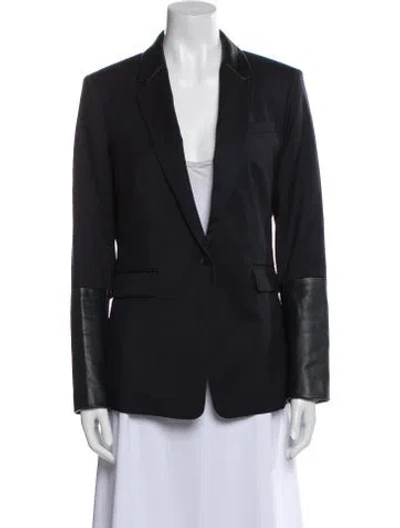 Pre-owned Rag & Bone Wool Blazer In Blue