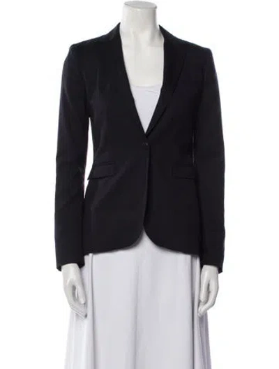 Pre-owned Rag & Bone Wool Blazer In Blue