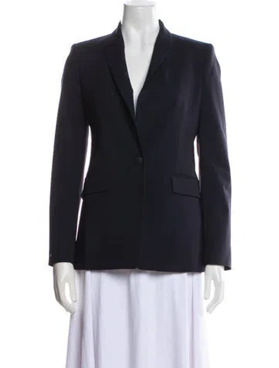 Pre-owned Rag & Bone Wool Blazer In Blue