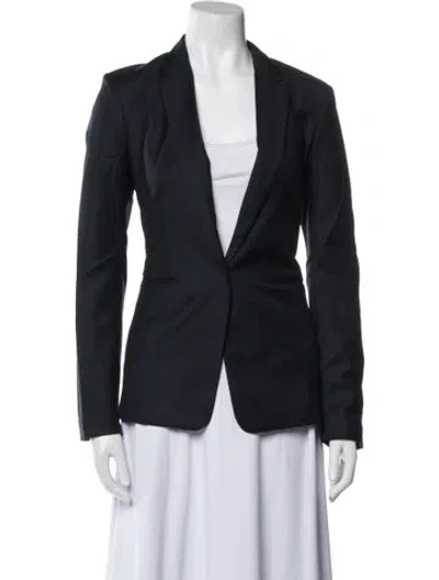 Pre-owned Rag & Bone Wool Blazer In Blue