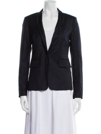 Pre-owned Rag & Bone Wool Blazer In Blue