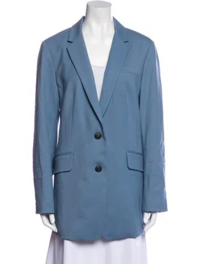 Pre-owned Rag & Bone Wool Blazer In Blue