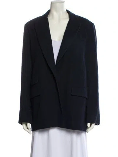 Pre-owned Rag & Bone Wool Blazer In Blue
