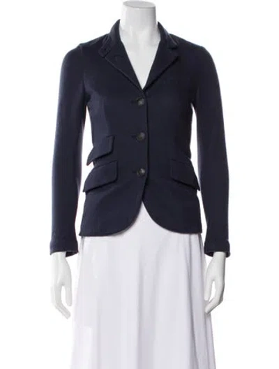 Pre-owned Rag & Bone Wool Blazer In Blue