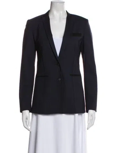 Pre-owned Rag & Bone Wool Blazer In Blue