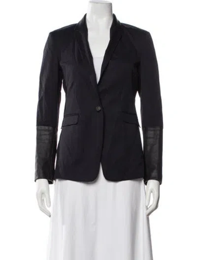 Pre-owned Rag & Bone Wool Blazer In Blue