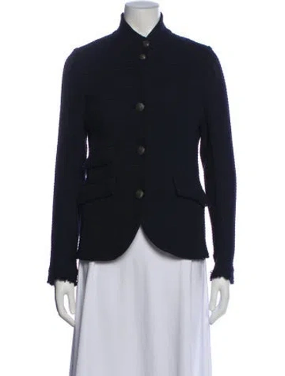 Pre-owned Rag & Bone Wool Blazer In Blue
