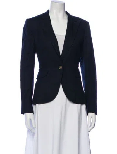 Pre-owned Rag & Bone Wool Blazer In Blue