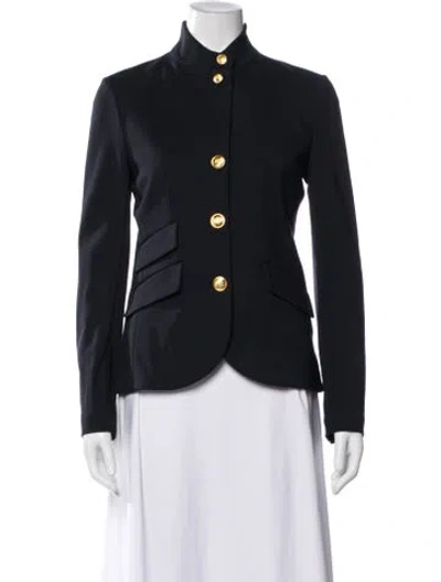 Pre-owned Rag & Bone Wool Blazer In Blue