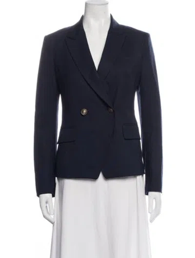 Pre-owned Rag & Bone Wool Blazer In Blue
