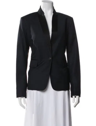 Pre-owned Rag & Bone Wool Blazer In Blue