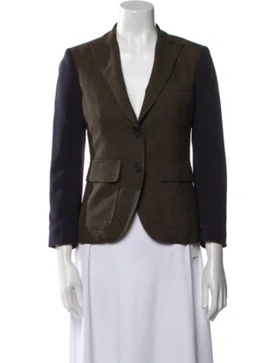 Pre-owned Rag & Bone Wool Blazer In Brown