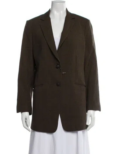 Pre-owned Rag & Bone Wool Blazer In Brown