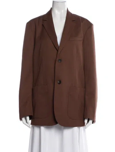 Pre-owned Rag & Bone Wool Blazer In Brown