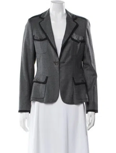Pre-owned Rag & Bone Wool Blazer In Gray