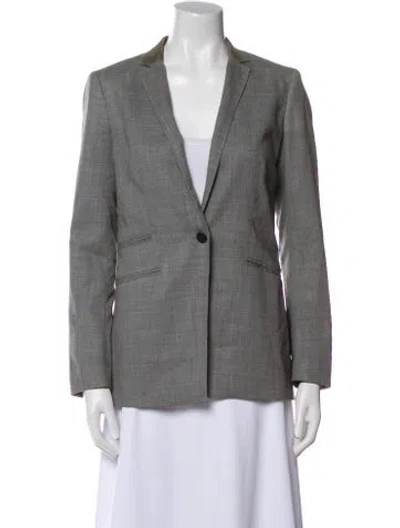 Pre-owned Rag & Bone Wool Blazer In Gray