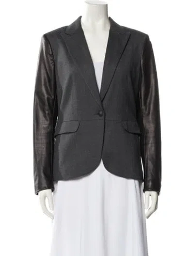 Pre-owned Rag & Bone Wool Blazer In Gray