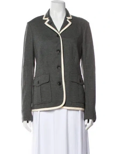 Pre-owned Rag & Bone Wool Blazer In Gray