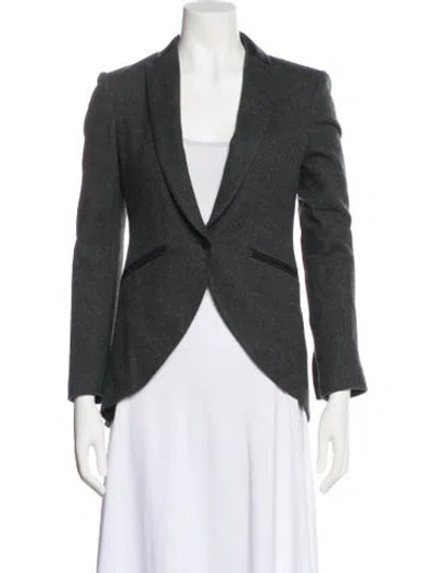Pre-owned Rag & Bone Wool Blazer In Gray