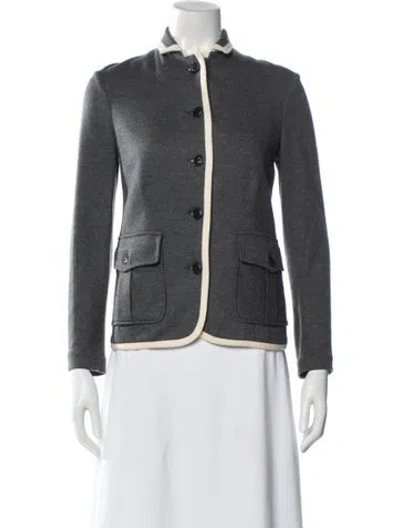 Pre-owned Rag & Bone Wool Blazer In Gray