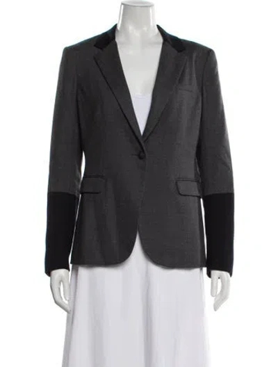 Pre-owned Rag & Bone Wool Blazer In Gray