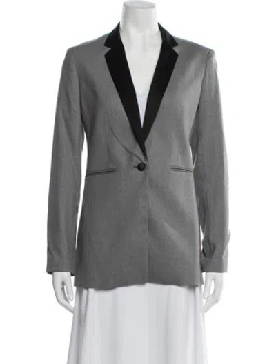 Pre-owned Rag & Bone Wool Blazer In Gray