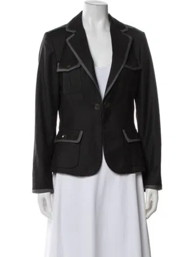 Pre-owned Rag & Bone Wool Blazer In Gray