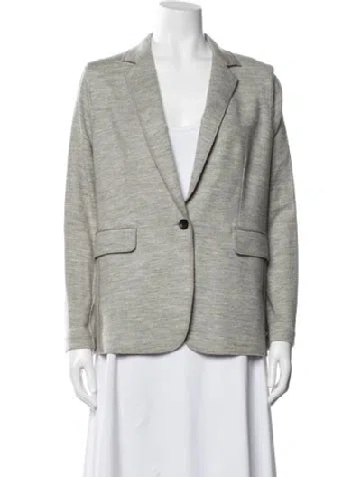 Pre-owned Rag & Bone Wool Blazer In Gray