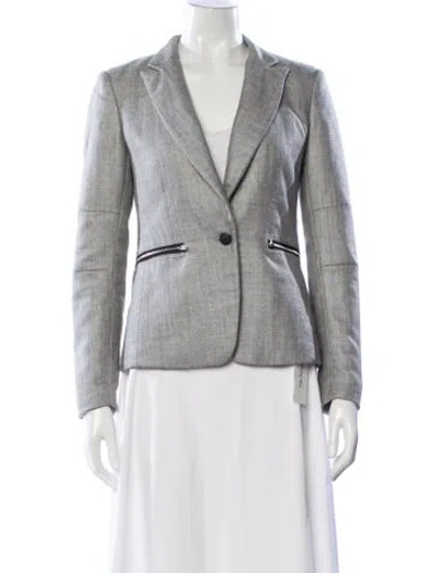 Pre-owned Rag & Bone Wool Blazer In Gray