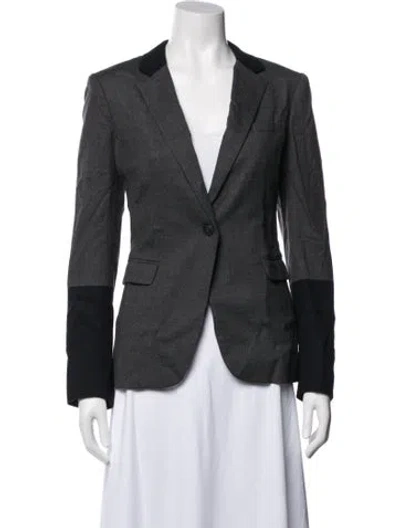 Pre-owned Rag & Bone Wool Blazer In Gray