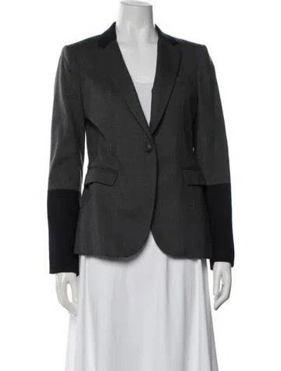 Pre-owned Rag & Bone Wool Blazer In Gray