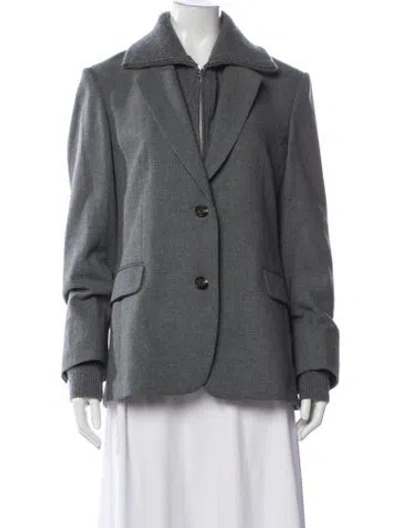 Pre-owned Rag & Bone Wool Blazer In Gray