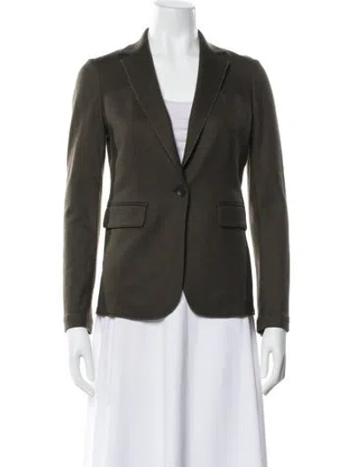 Pre-owned Rag & Bone Wool Blazer In Green