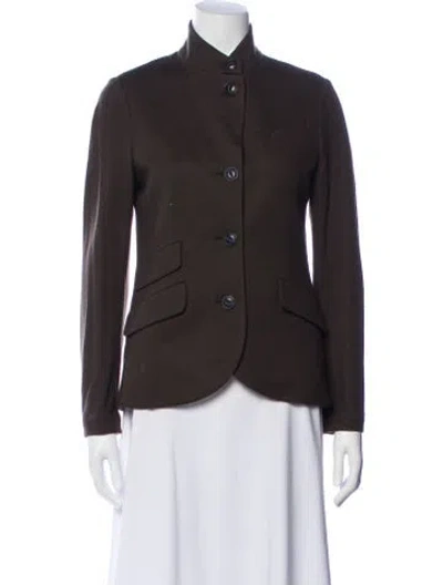 Pre-owned Rag & Bone Wool Blazer In Green
