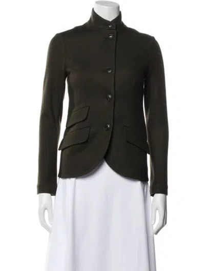 Pre-owned Rag & Bone Wool Blazer In Green