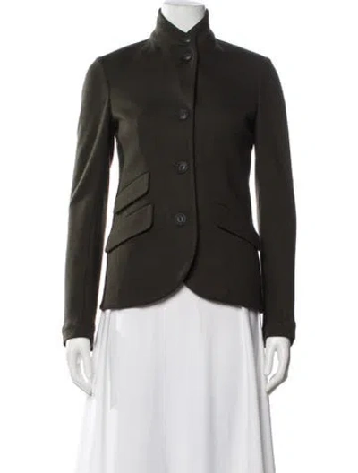Pre-owned Rag & Bone Wool Blazer In Green