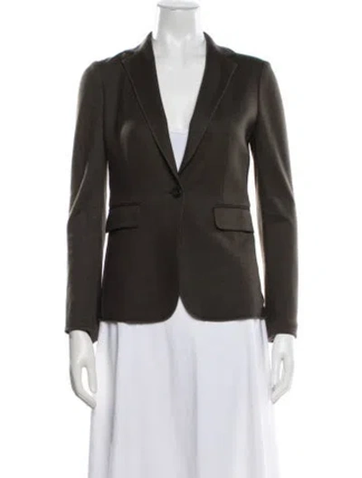 Pre-owned Rag & Bone Wool Blazer In Green