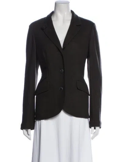 Pre-owned Rag & Bone Wool Blazer In Green