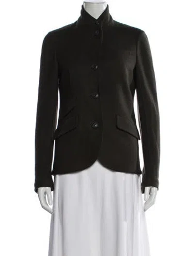 Pre-owned Rag & Bone Wool Blazer In Green