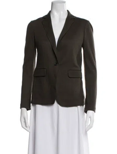 Pre-owned Rag & Bone Wool Blazer In Green