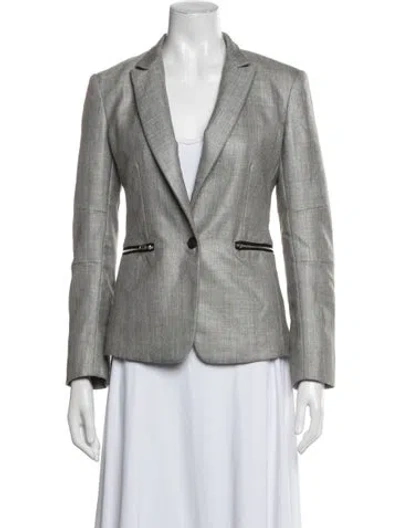 Pre-owned Rag & Bone Wool Blazer In Grey