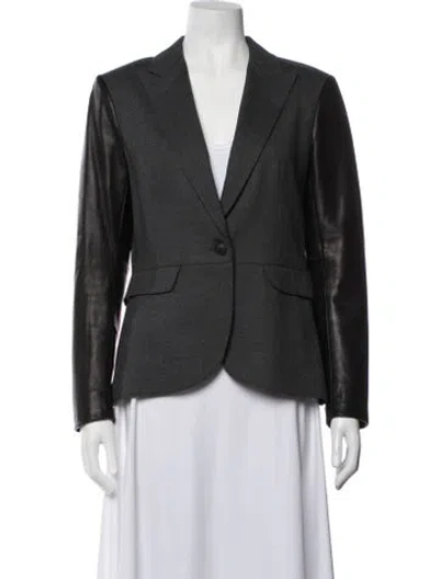 Pre-owned Rag & Bone Wool Blazer In Grey