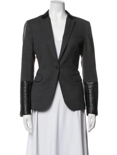 Pre-owned Rag & Bone Wool Blazer In Grey